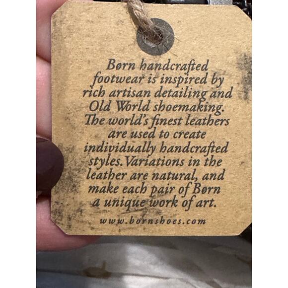 Born Women's Reegan Handcrafted Leather Ankle Booties Brown Size 6.5M NWT - Picture 12 of 12